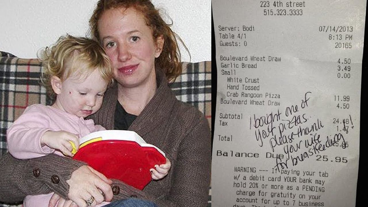 As Soon As This Mom Left The Table Her Waitress Slipped A Note To Her Husband Mygod 